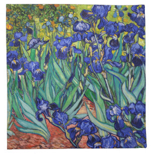 Irises by Vincent van Gogh Cloth Napkin