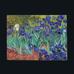 Irises by Vincent van Gogh Doormat<br><div class="desc">Irises by Vincent van Gogh,  1889.</div>