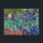 Irises by Vincent van Gogh Doormat<br><div class="desc">Irises by Vincent van Gogh,  1889.</div>