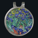 Irises by Vincent van Gogh Golf Hat Clip<br><div class="desc">Irises by Vincent van Gogh,  1889.</div>