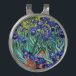 Irises by Vincent van Gogh Golf Hat Clip<br><div class="desc">Irises by Vincent van Gogh,  1889.</div>