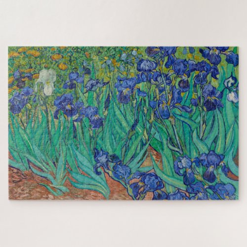 Irises by Vincent Van Gogh Jigsaw Puzzle