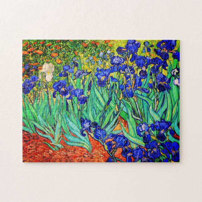 Irises by Vincent Van Gogh Jigsaw Puzzle (Horizontal)