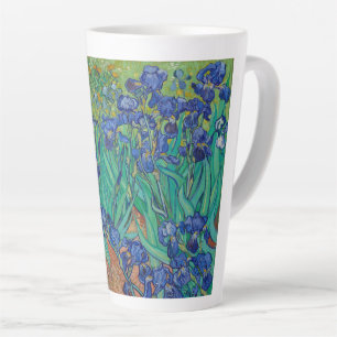 Irises by Vincent Van Gogh Latte Mug