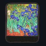 Irises by Vincent Van Gogh Luggage Handle Wrap<br><div class="desc">Vincent Van Gogh Irises . Painted in 1889 it is one of the painting he created in Saint Paul-de-Mausole asylum in Saint-Rémy-de-Provence in France. It is an oil painting. This fine art landscape oil painting depicts a field of iris flower plants. Vincent Van Gogh was a famous artist. He was...</div>