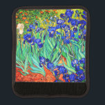 Irises by Vincent Van Gogh Luggage Handle Wrap<br><div class="desc">Vincent Van Gogh Irises . Painted in 1889 it is one of the painting he created in Saint Paul-de-Mausole asylum in Saint-Rémy-de-Provence in France. It is an oil painting. This fine art landscape oil painting depicts a field of iris flower plants. Vincent Van Gogh was a famous artist. He was...</div>