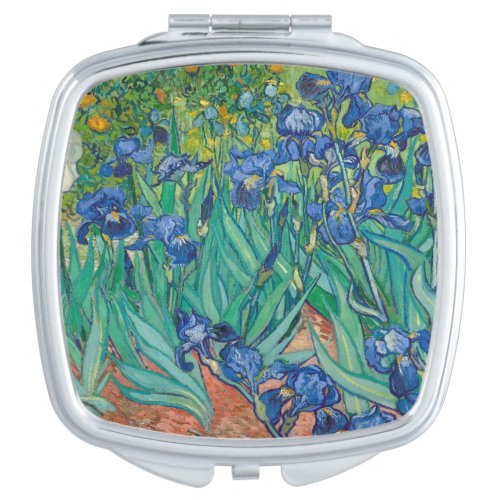 Irises by Vincent van Gogh Mirror For Makeup