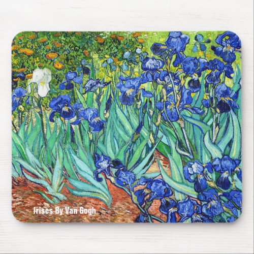 Irises By Vincent Van Gogh Mouse Pad