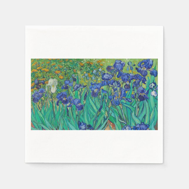 Irises by Vincent van Gogh Napkins (Front)