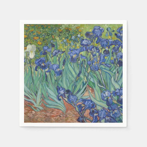 Irises by Vincent Van Gogh Napkins