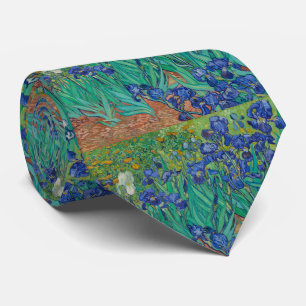 Irises by Vincent Van Gogh Neck Tie