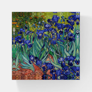 Irises by Vincent van Gogh Paperweight