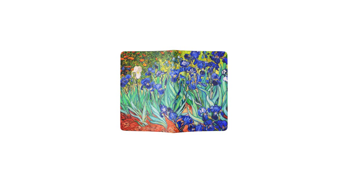 Irises By Vincent Van Gogh Passport Holder | Zazzle