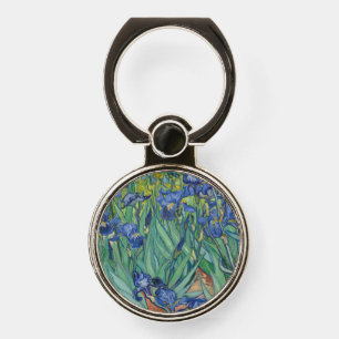 "Irises" by Vincent van Gogh Phone Ring Stand