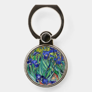 Irises by Vincent van Gogh Phone Ring Stand