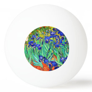 Irises by Vincent Van Gogh Ping Pong Ball