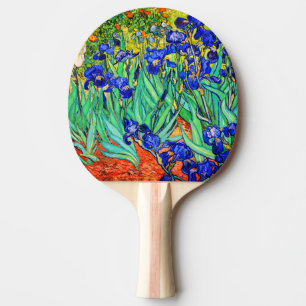 Irises by Vincent Van Gogh Ping Pong Paddle