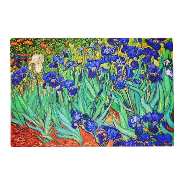 Irises by Vincent Van Gogh Placemat (Front)
