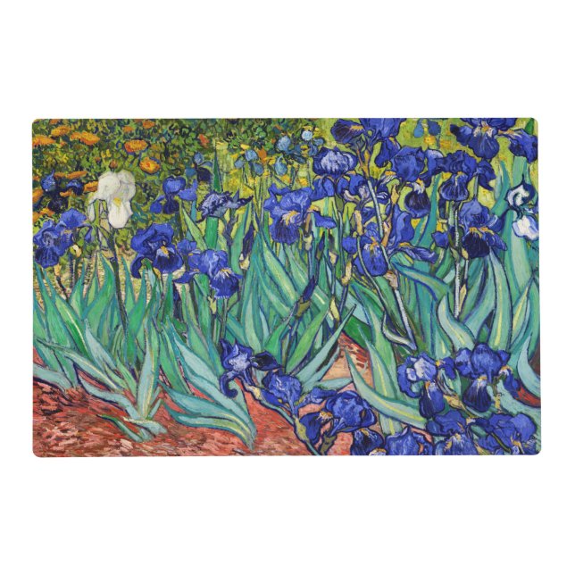 Irises by Vincent van Gogh Placemat (Front)