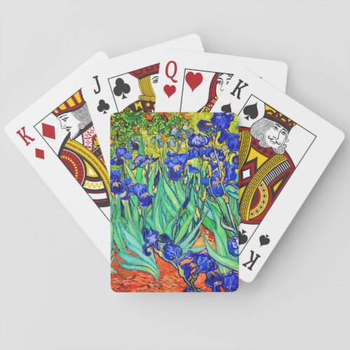 Irises by Vincent Van Gogh Playing Cards