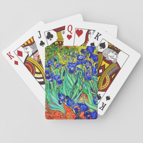 Irises by Vincent Van Gogh Poker Cards