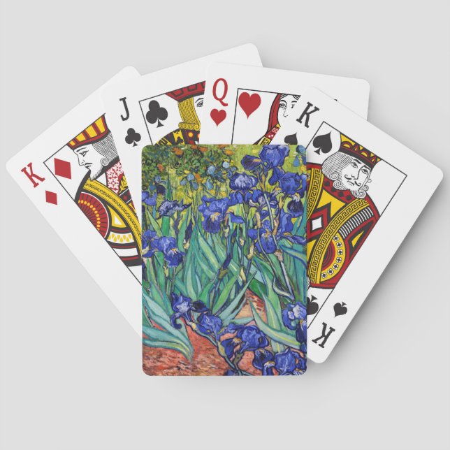 Irises by Vincent van Gogh Poker Cards (Back)