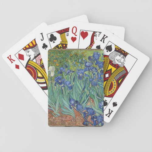 Irises by Vincent Van Gogh  Poker Cards
