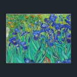 Irises by Vincent Van Gogh Postcard<br><div class="desc">Irises by Vincent Van Gogh</div>