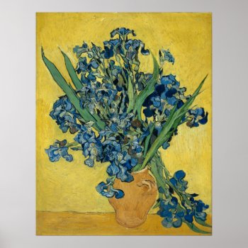 Irises By Vincent Van Gogh Poster by Amazing_Posters at Zazzle