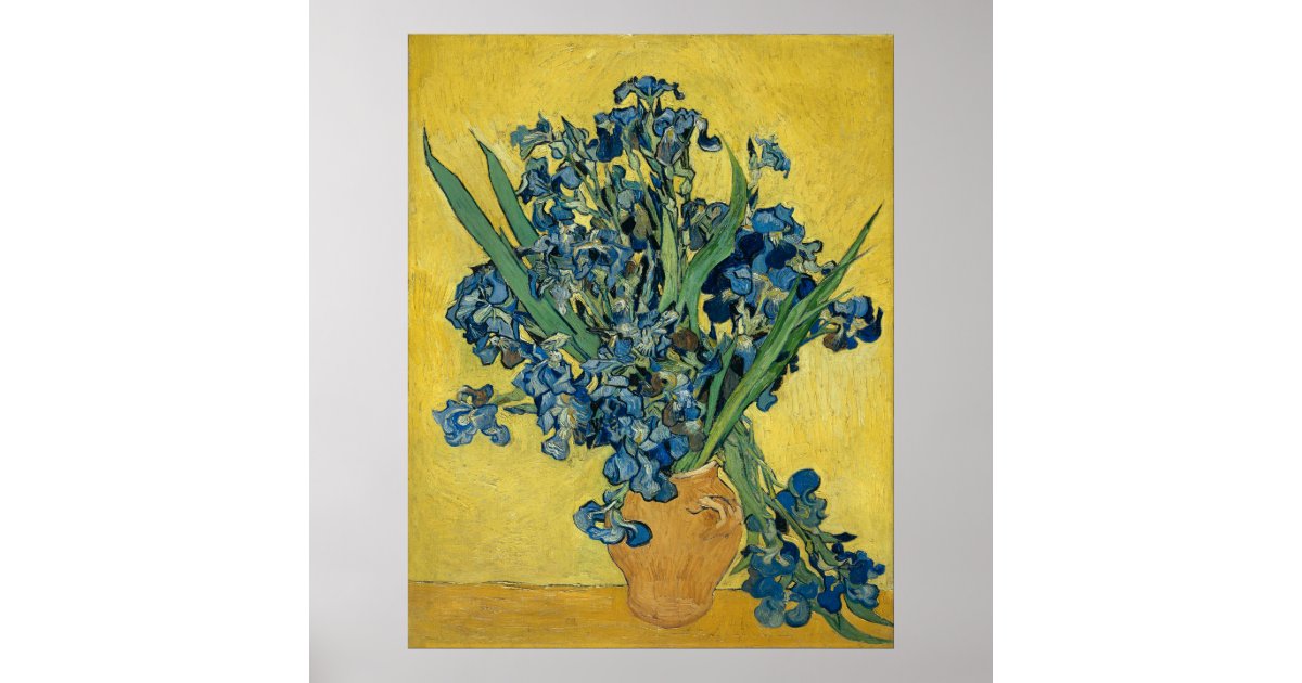 Irises by Vincent Van Gogh Poster | Zazzle