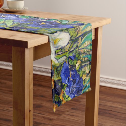 Irises by Vincent van Gogh Short Table Runner
