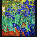 Irises by Vincent Van Gogh Shower Curtain<br><div class="desc">Vincent Van Gogh Irises . Painted in 1889 it is one of the painting he created in Saint Paul-de-Mausole asylum in Saint-Rémy-de-Provence in France. It is an oil painting. This fine art landscape oil painting depicts a field of iris flower plants. Vincent Van Gogh was a famous artist. He was...</div>
