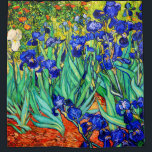 Irises by Vincent Van Gogh Shower Curtain<br><div class="desc">Vincent Van Gogh Irises . Painted in 1889 it is one of the painting he created in Saint Paul-de-Mausole asylum in Saint-Rémy-de-Provence in France. It is an oil painting. This fine art landscape oil painting depicts a field of iris flower plants. Vincent Van Gogh was a famous artist. He was...</div>