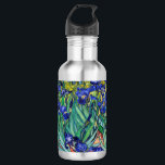 Irises by Vincent van Gogh Stainless Steel Water Bottle<br><div class="desc">Irises by Vincent van Gogh,  1889.</div>