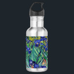 Irises by Vincent van Gogh Stainless Steel Water Bottle<br><div class="desc">Irises by Vincent van Gogh,  1889.</div>