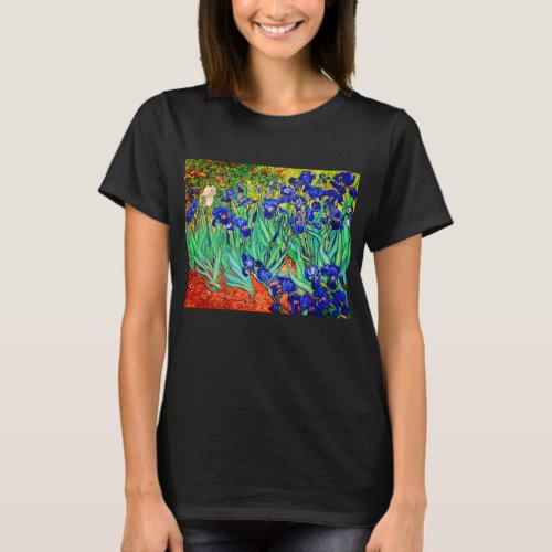 Irises by Vincent Van Gogh T_Shirt