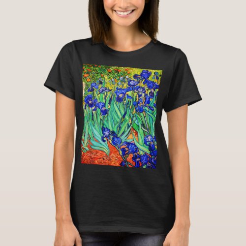 Irises by Vincent Van Gogh T_Shirt