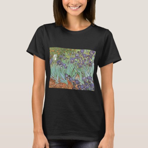 Irises by Vincent van Gogh T_Shirt