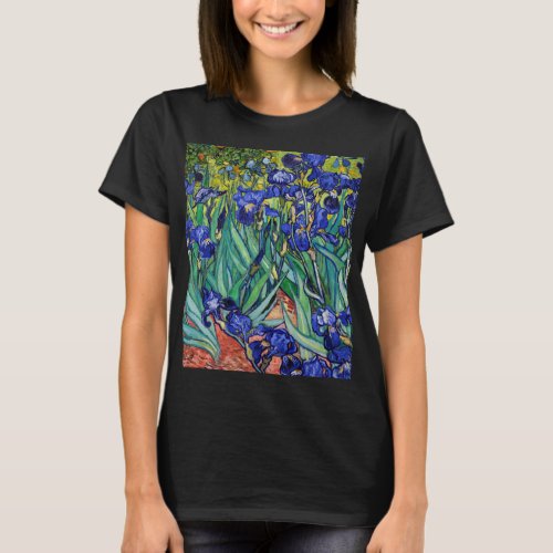 Irises by Vincent van Gogh T_Shirt