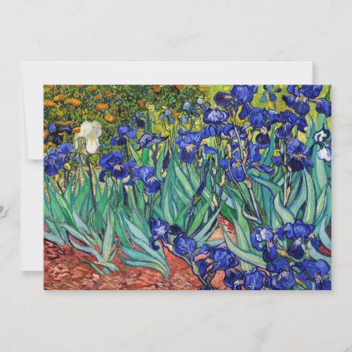 Irises by Vincent van Gogh Thank You Card