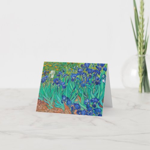 Irises by Vincent van Gogh Thank You Card