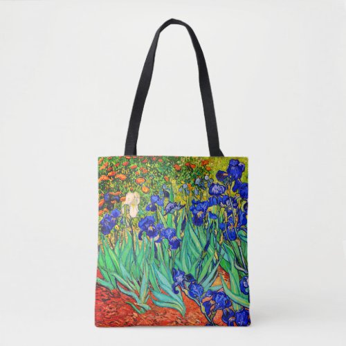 Irises by Vincent Van Gogh Tote Bag