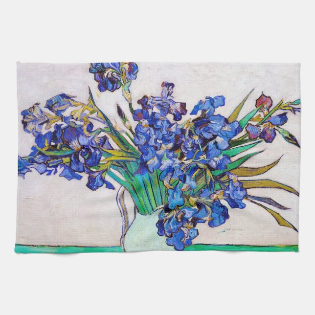 Irises by Vincent Van Gogh Towel (Horizontal)