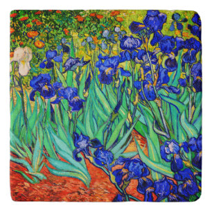 Irises by Vincent Van Gogh Trivet