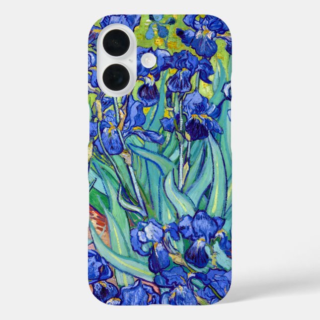 Irises by Vincent Van Gogh vibrant painting art Case-Mate iPhone Case (Back)