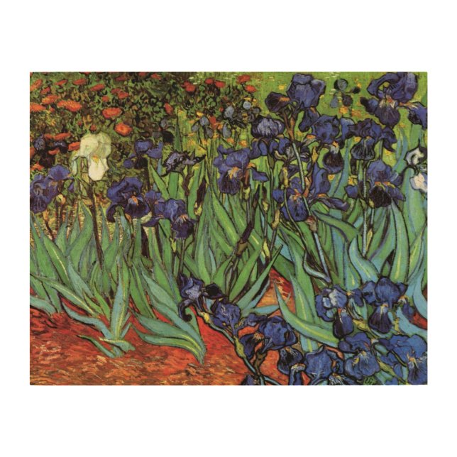 Irises by Vincent van Gogh, Vintage Garden Art (Front)