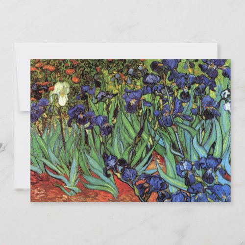 Irises by Vincent van Gogh Vintage Garden Art