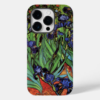 Irises by Vincent van Gogh, Vintage Garden Art iPhone 14 Pro Case