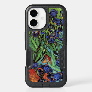 Irises by Vincent van Gogh, Vintage Garden Art iPhone 16 Case