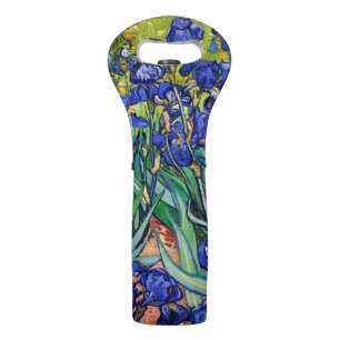 Irises by Vincent van Gogh Wine Bag